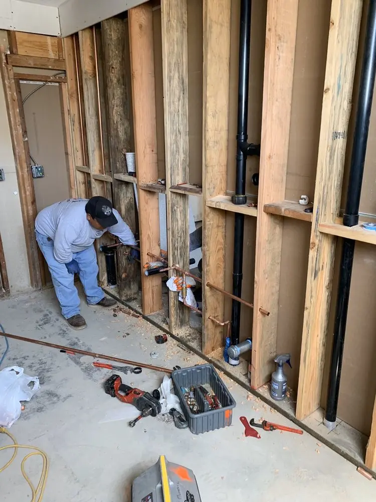 Commercial rough-in plumbing for Gas Line Repair in 28th St - 35th Ave